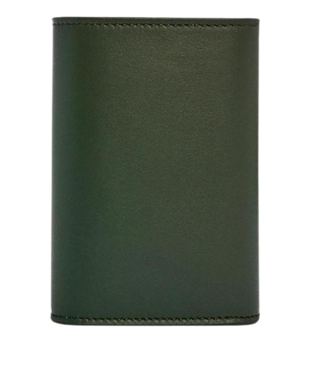 LOEWE Зеленый кожаный кошелек, фото 2