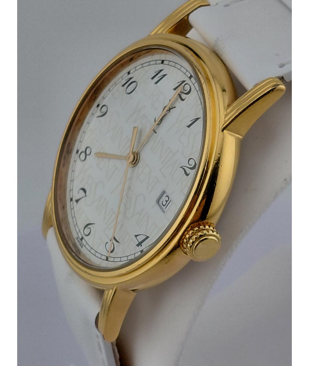 SAINT LAURENT Золотые металлические часы, фото 2