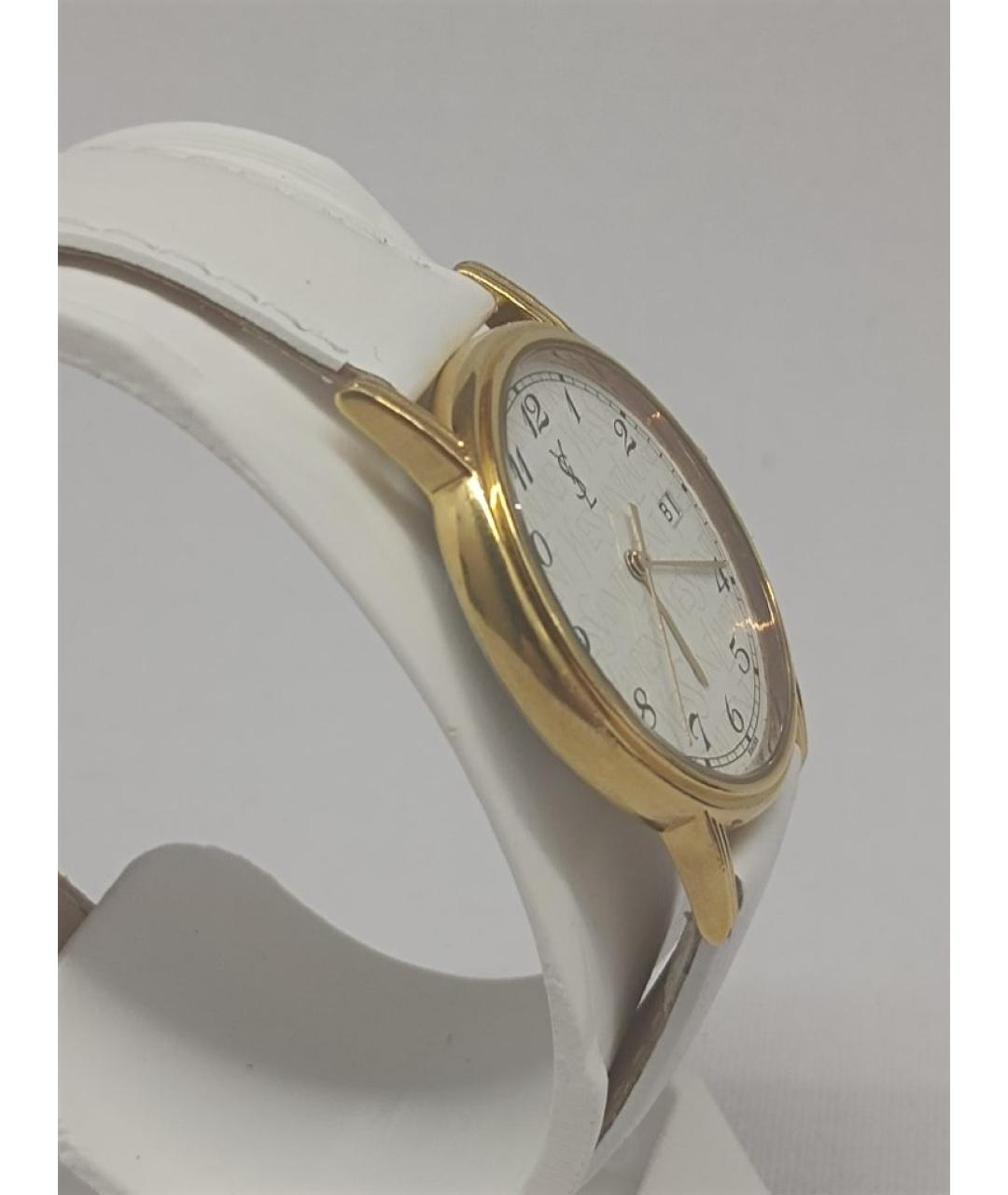 SAINT LAURENT Золотые металлические часы, фото 3