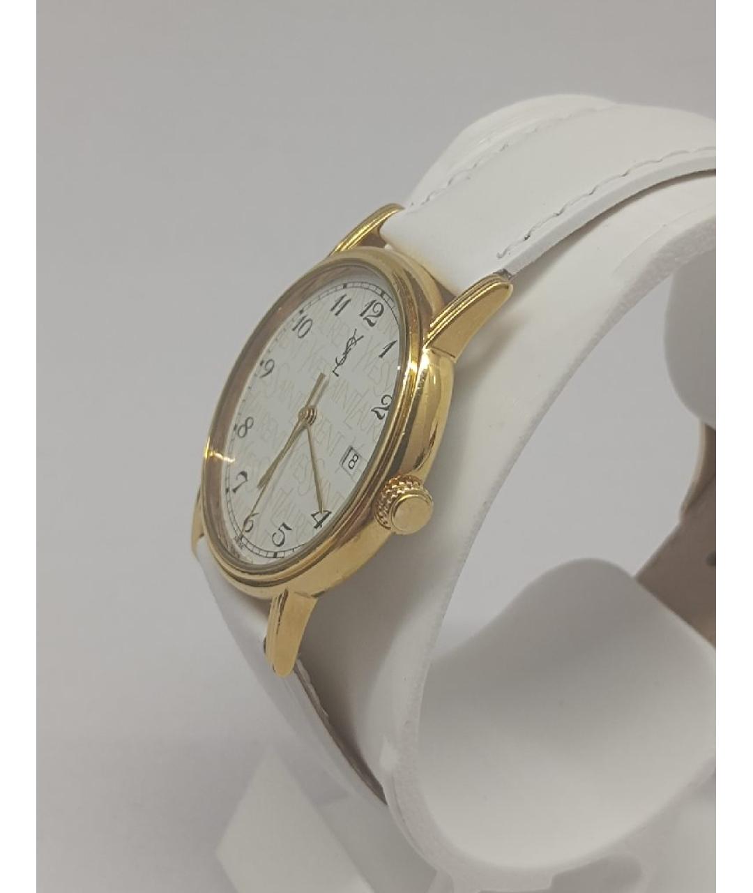 SAINT LAURENT Золотые металлические часы, фото 2