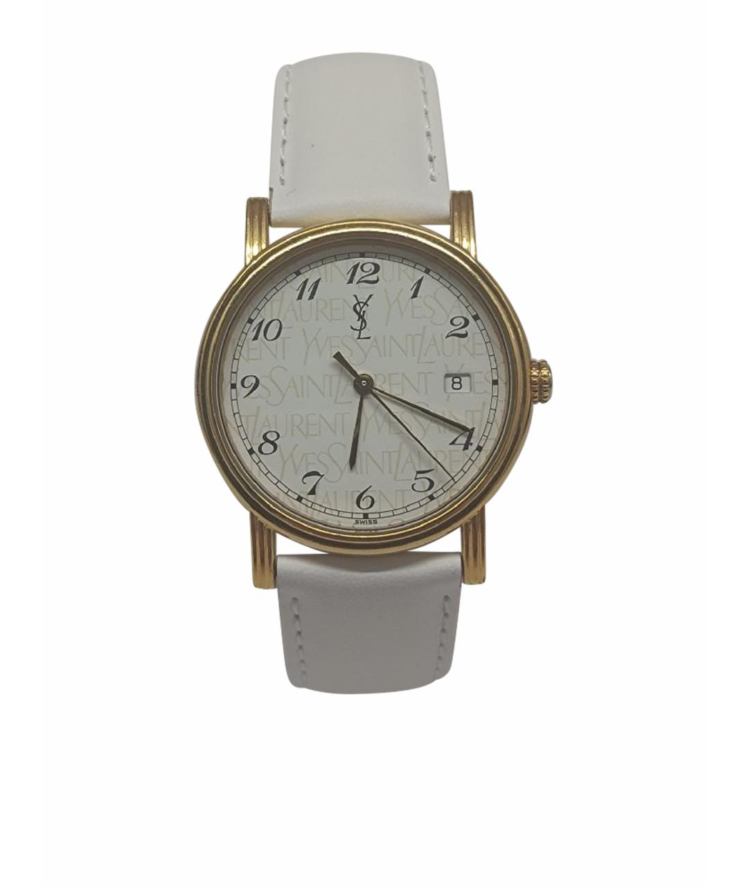 SAINT LAURENT Золотые металлические часы, фото 1