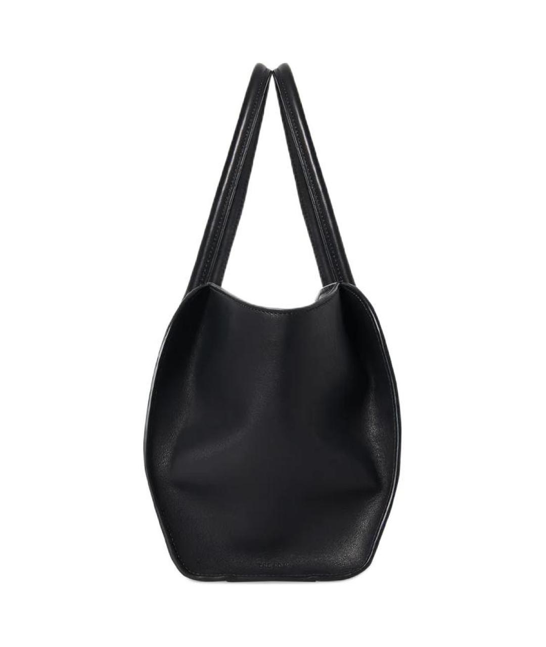 THE ROW Черная кожаная сумка тоут, фото 3