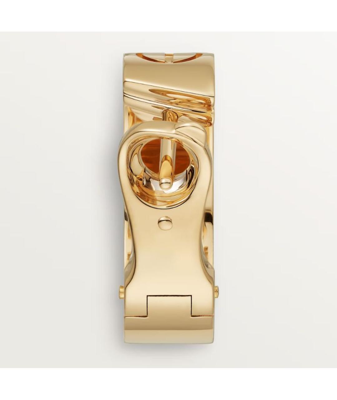 CARTIER Золотые серьги из желтого золота, фото 4