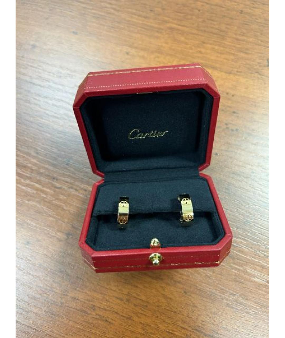 CARTIER Золотые серьги из желтого золота, фото 7