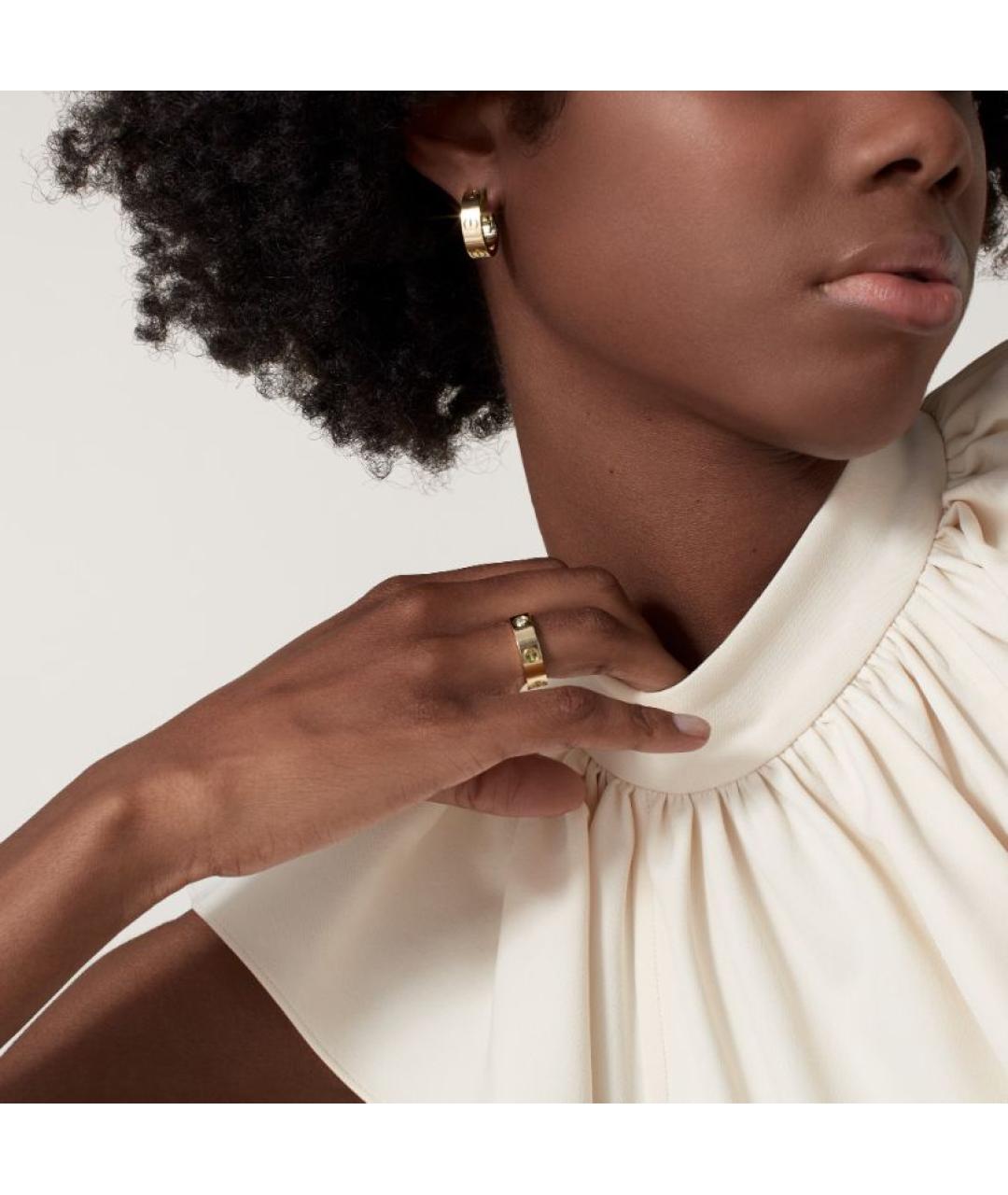 CARTIER Золотые серьги из желтого золота, фото 3