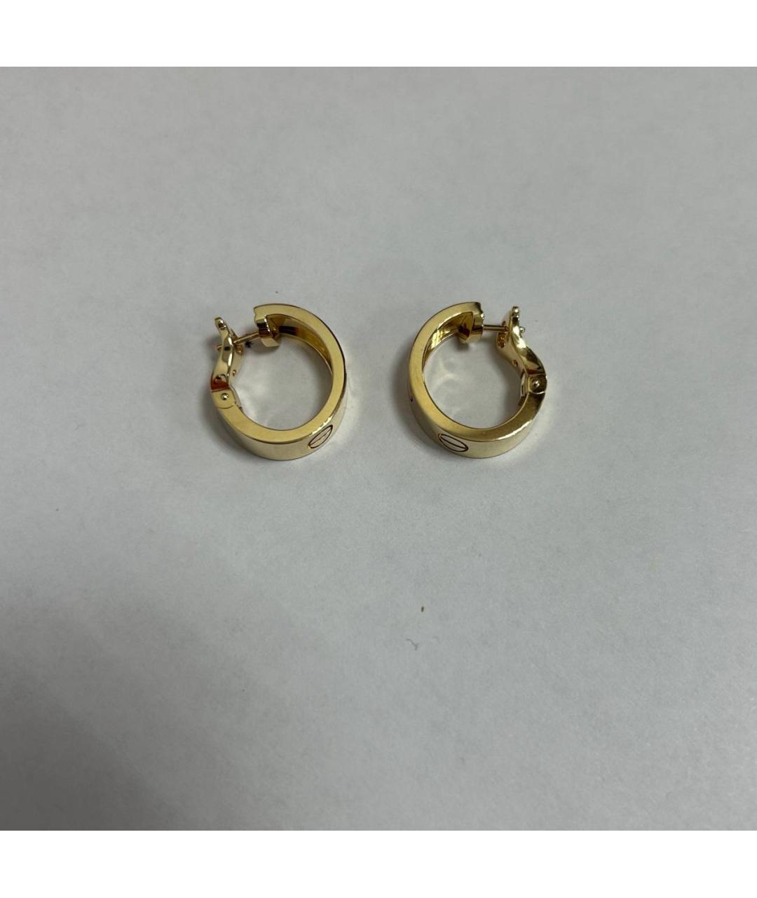 CARTIER Золотые серьги из желтого золота, фото 5