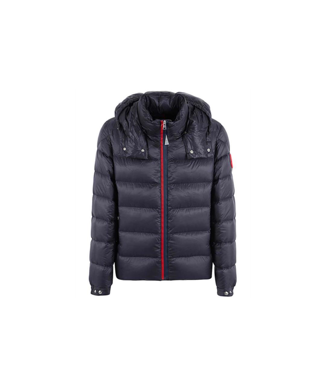MONCLER Синий пуховик, фото 1