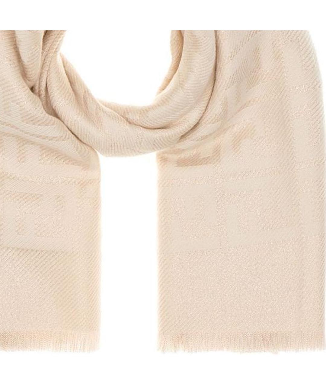 FENDI Розовый шарф, фото 2