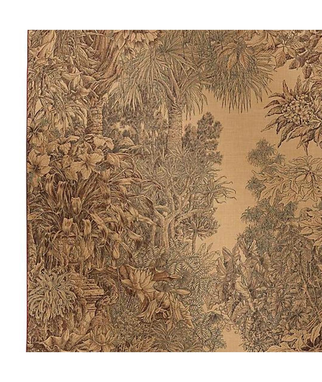 HERMES Коричневый кашемировый платок, фото 2