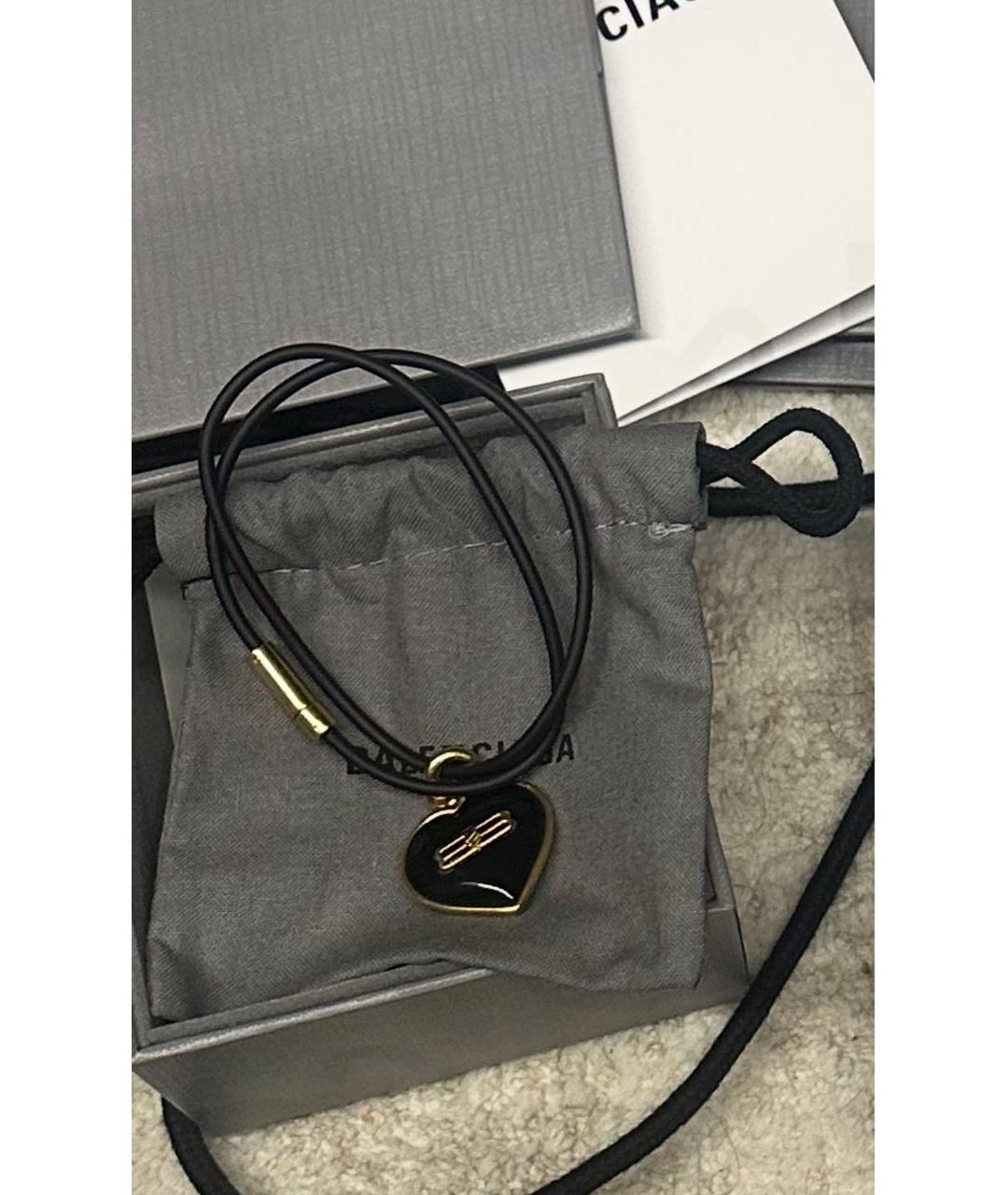 BALENCIAGA Черный металлический чокер, фото 5