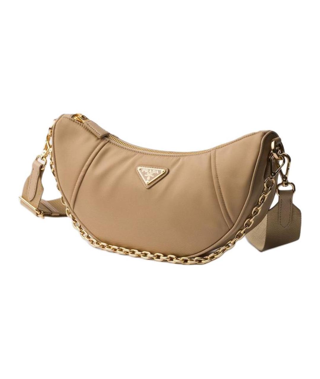 PRADA Коричневая бархатная сумка через плечо, фото 2