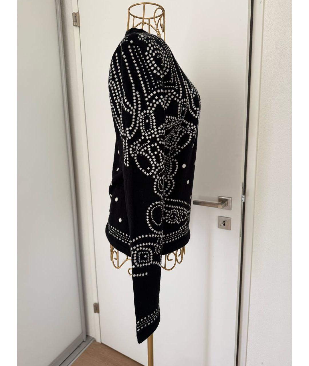 HERMES Черный кашемировый джемпер / свитер, фото 5