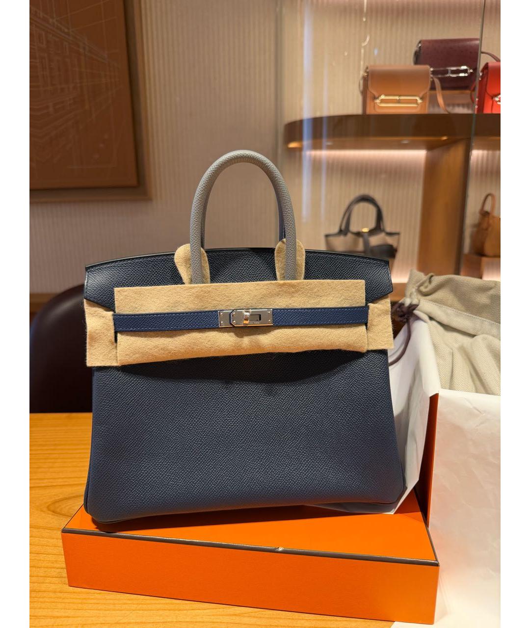 HERMES Мульти кожаная сумка с короткими ручками, фото 2