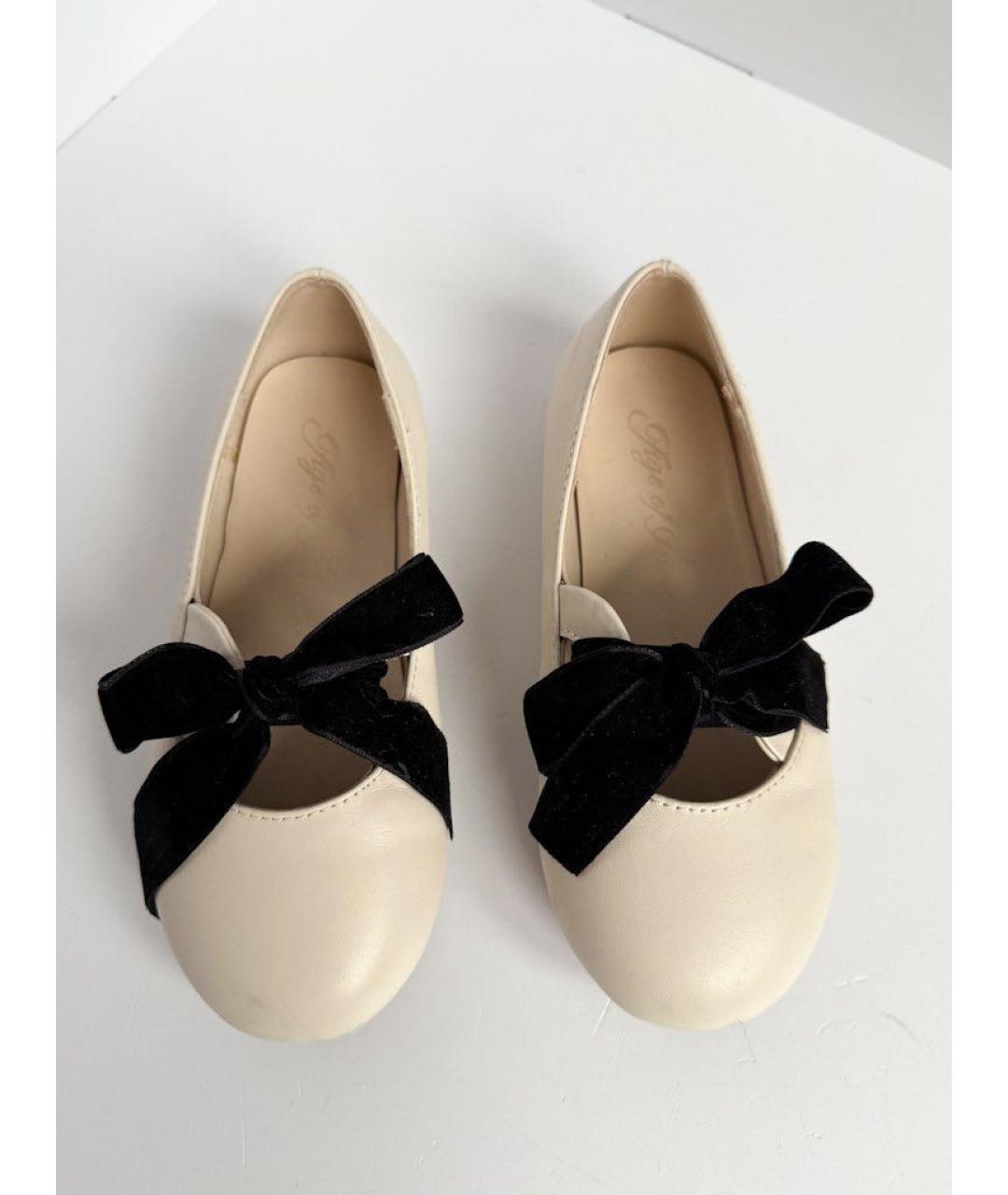 Age Of Innocence Бежевые кожаные туфли, фото 2