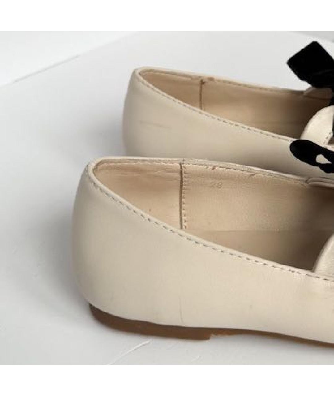 Age Of Innocence Бежевые кожаные туфли, фото 4