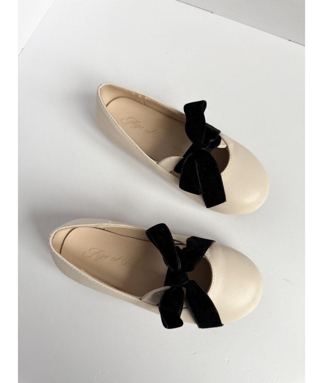 Age Of Innocence Бежевые кожаные туфли, фото 3