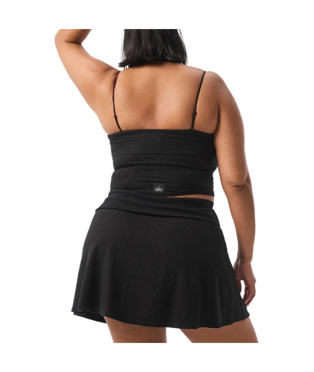 ALO YOGA Черная майка, фото 5