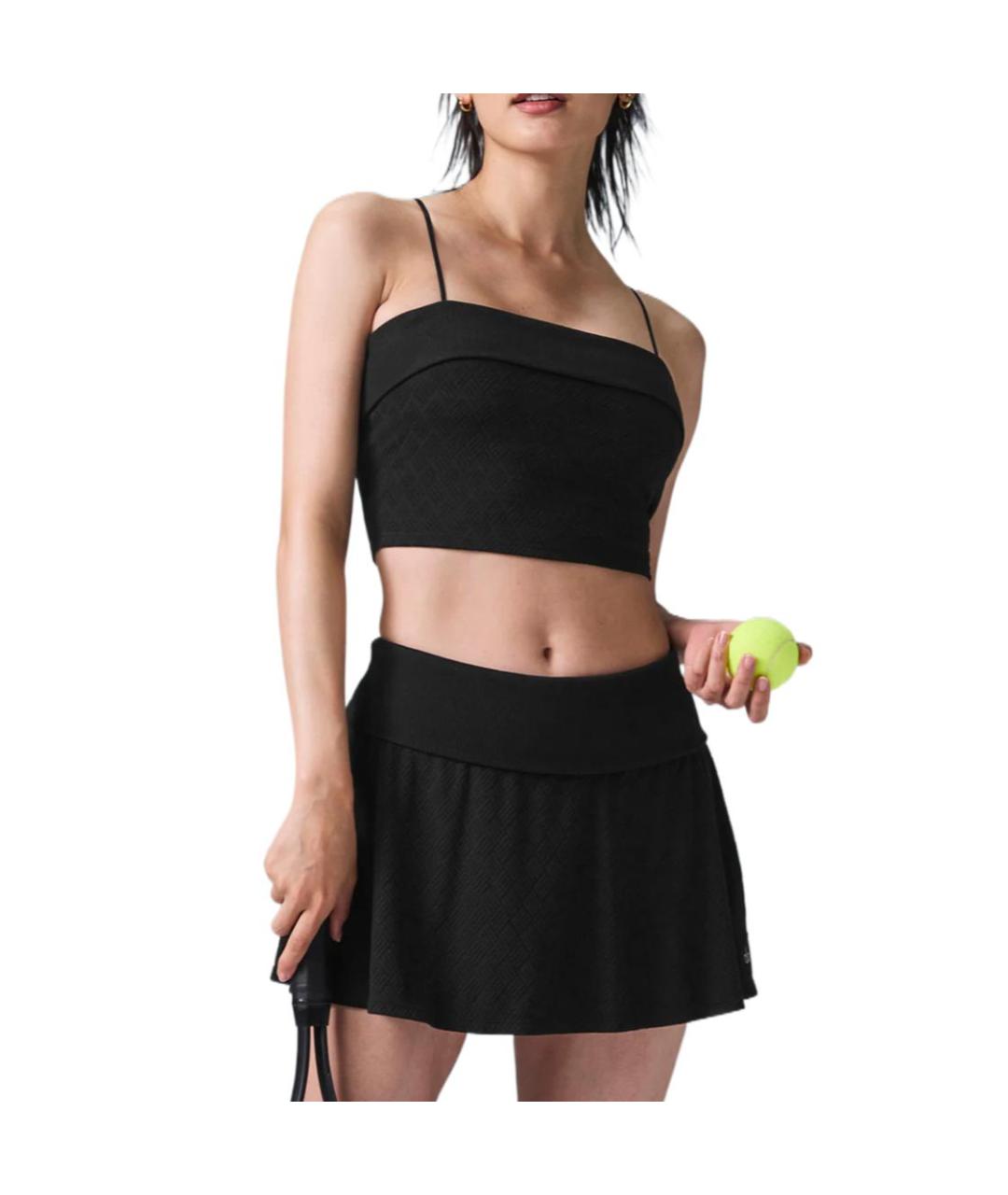 ALO YOGA Черная майка, фото 6