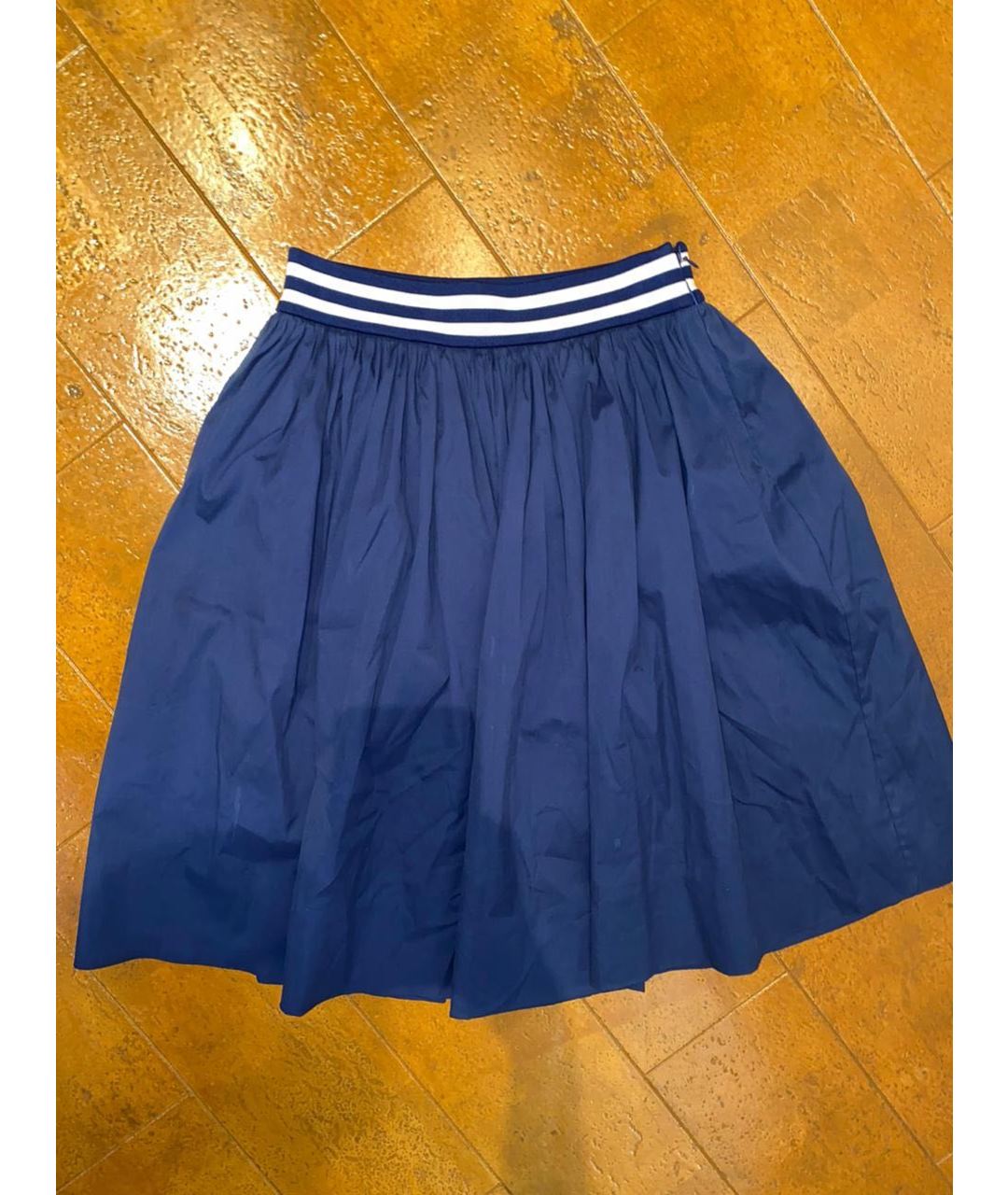 PRADA Синяя юбка мини, фото 4