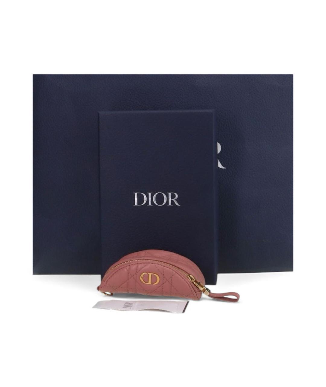 CHRISTIAN DIOR Бежевая кожаная сумка с короткими ручками, фото 9