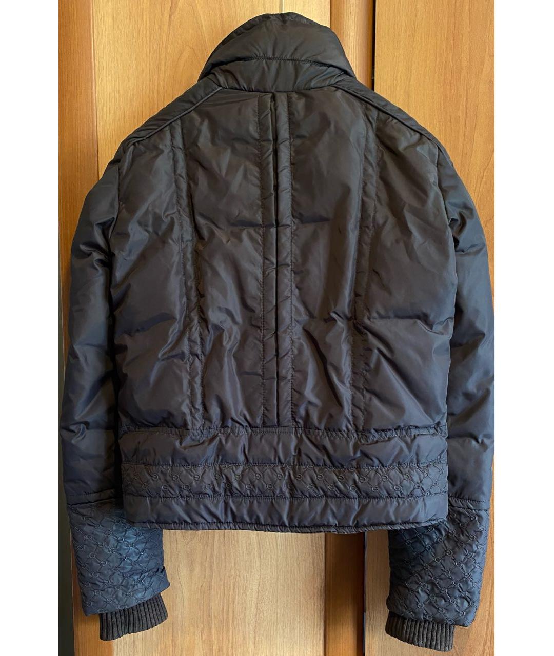 GUCCI Коричневый синтетический пуховик, фото 2