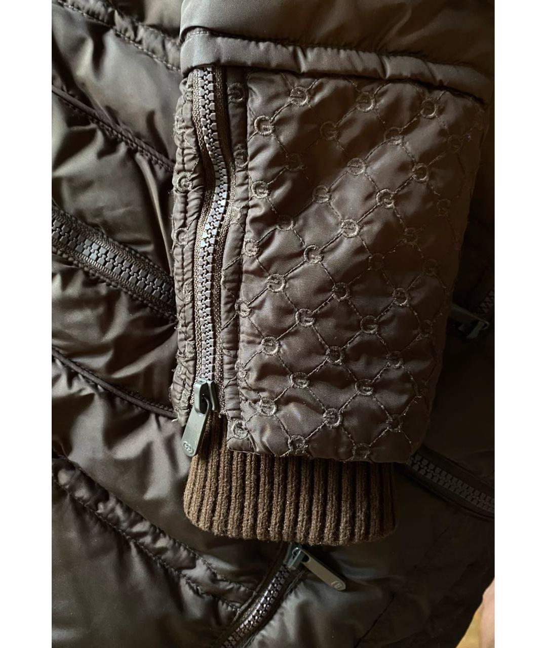 GUCCI Коричневый синтетический пуховик, фото 8