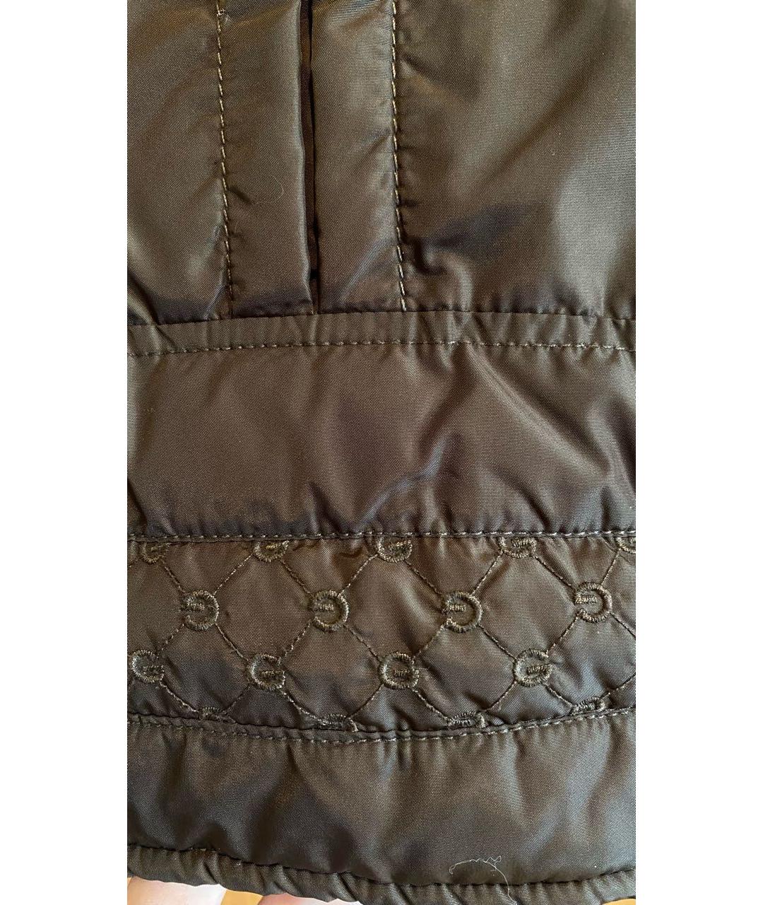 GUCCI Коричневый синтетический пуховик, фото 7