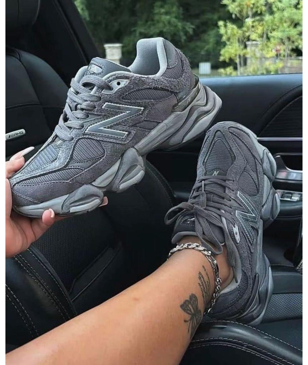 NEW BALANCE Серые замшевые кроссовки, фото 4