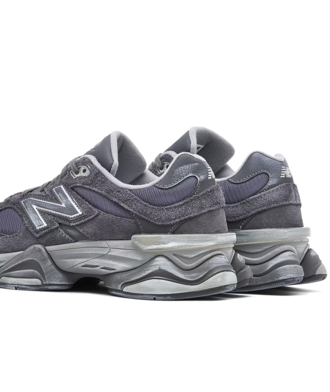 NEW BALANCE Серые замшевые кроссовки, фото 3