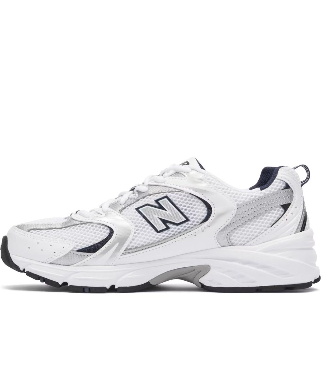 NEW BALANCE Белые текстильные кроссовки, фото 6