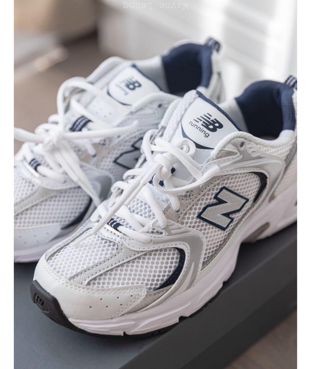 NEW BALANCE Белые текстильные кроссовки, фото 7