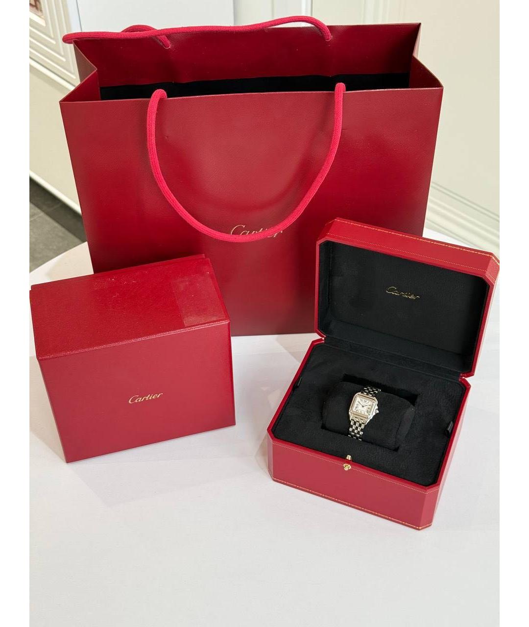 CARTIER Серебряные часы, фото 3