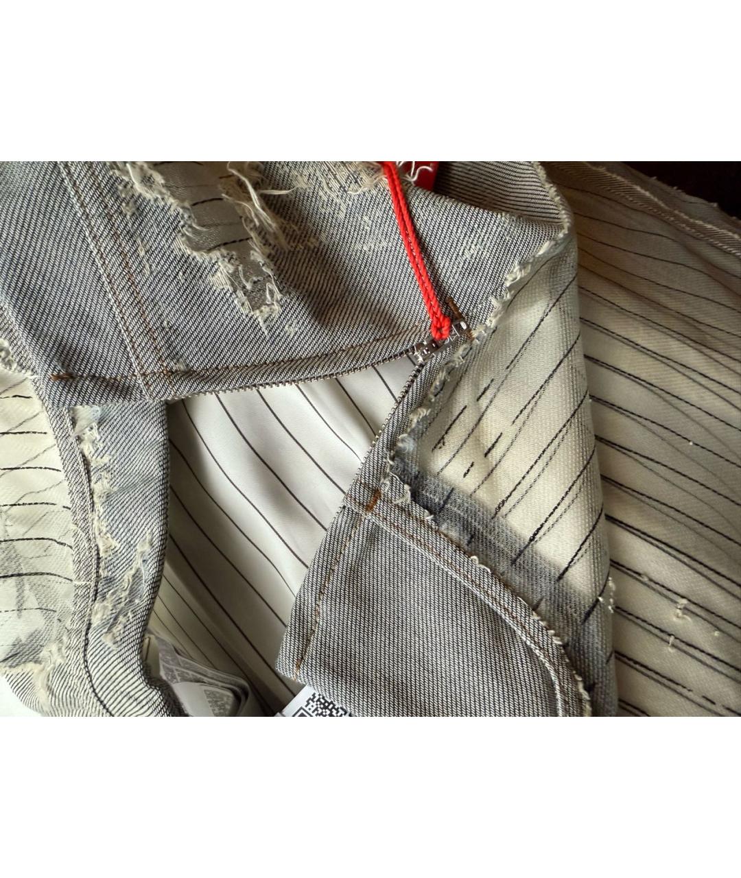 DIESEL Голубая деним юбка макси, фото 2