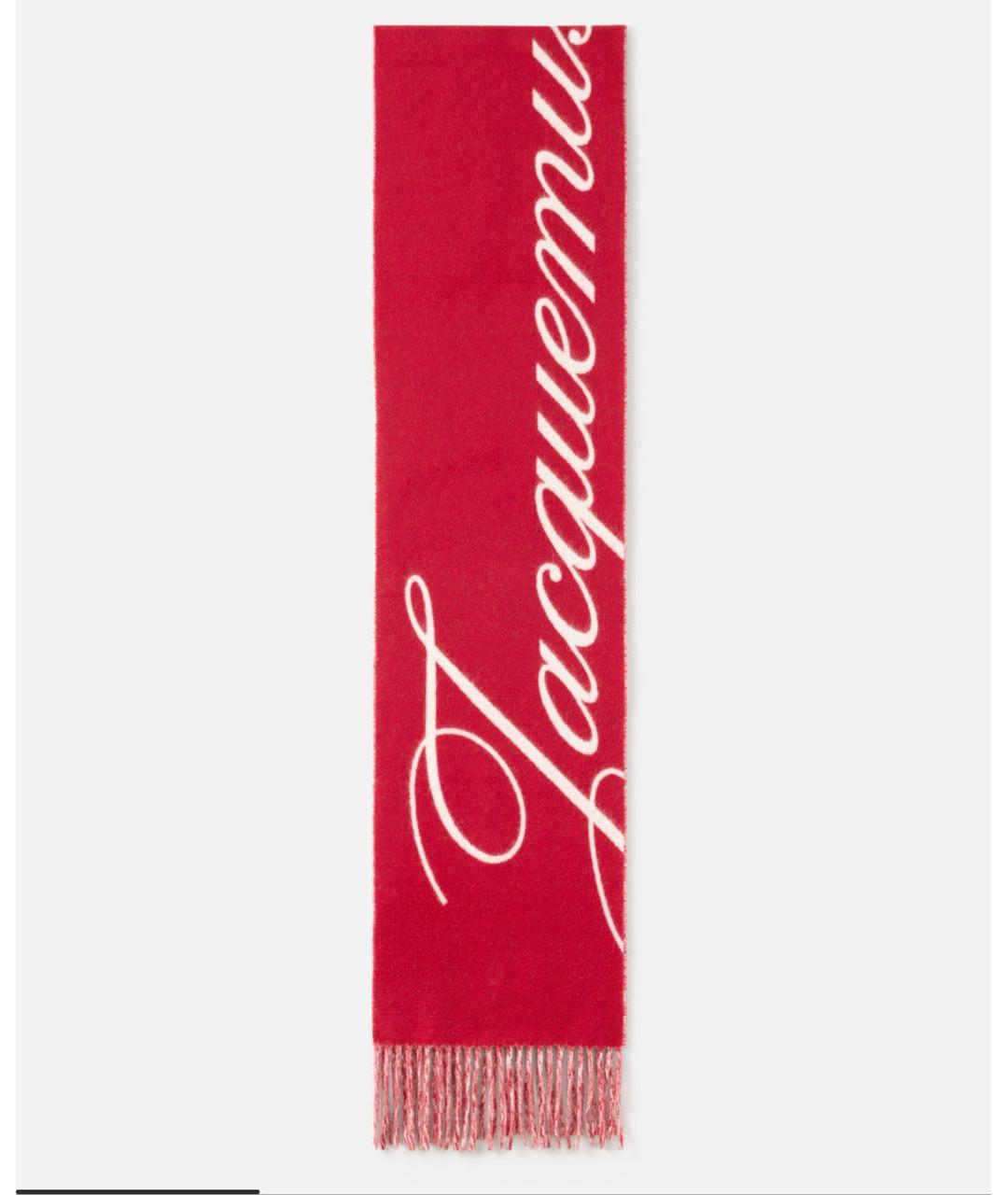 JACQUEMUS Красный шарф, фото 4