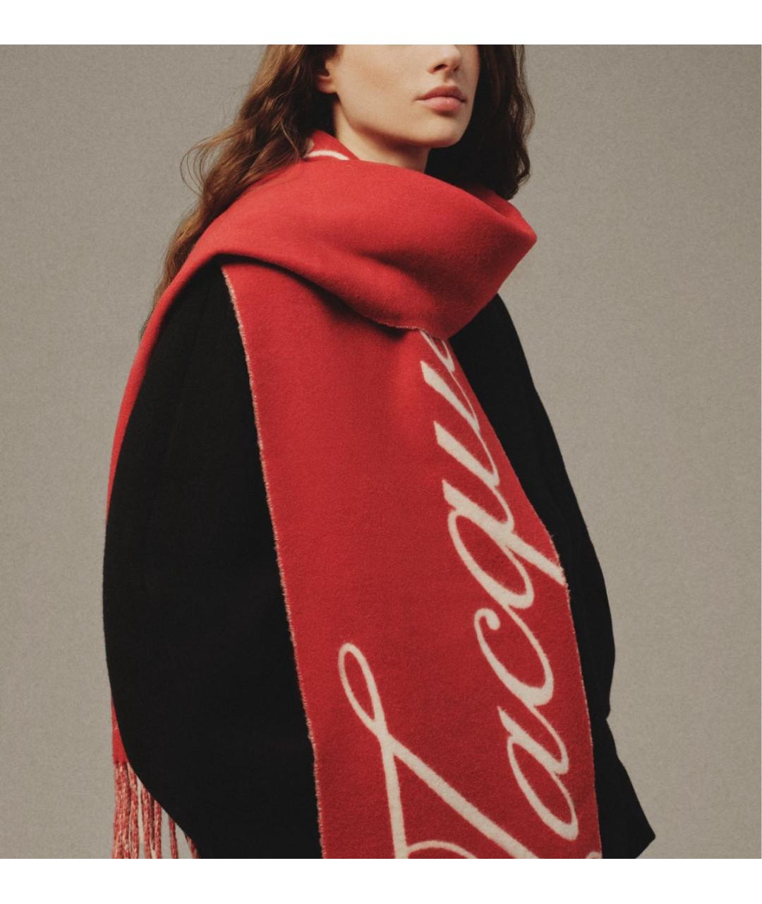 JACQUEMUS Красный шарф, фото 2