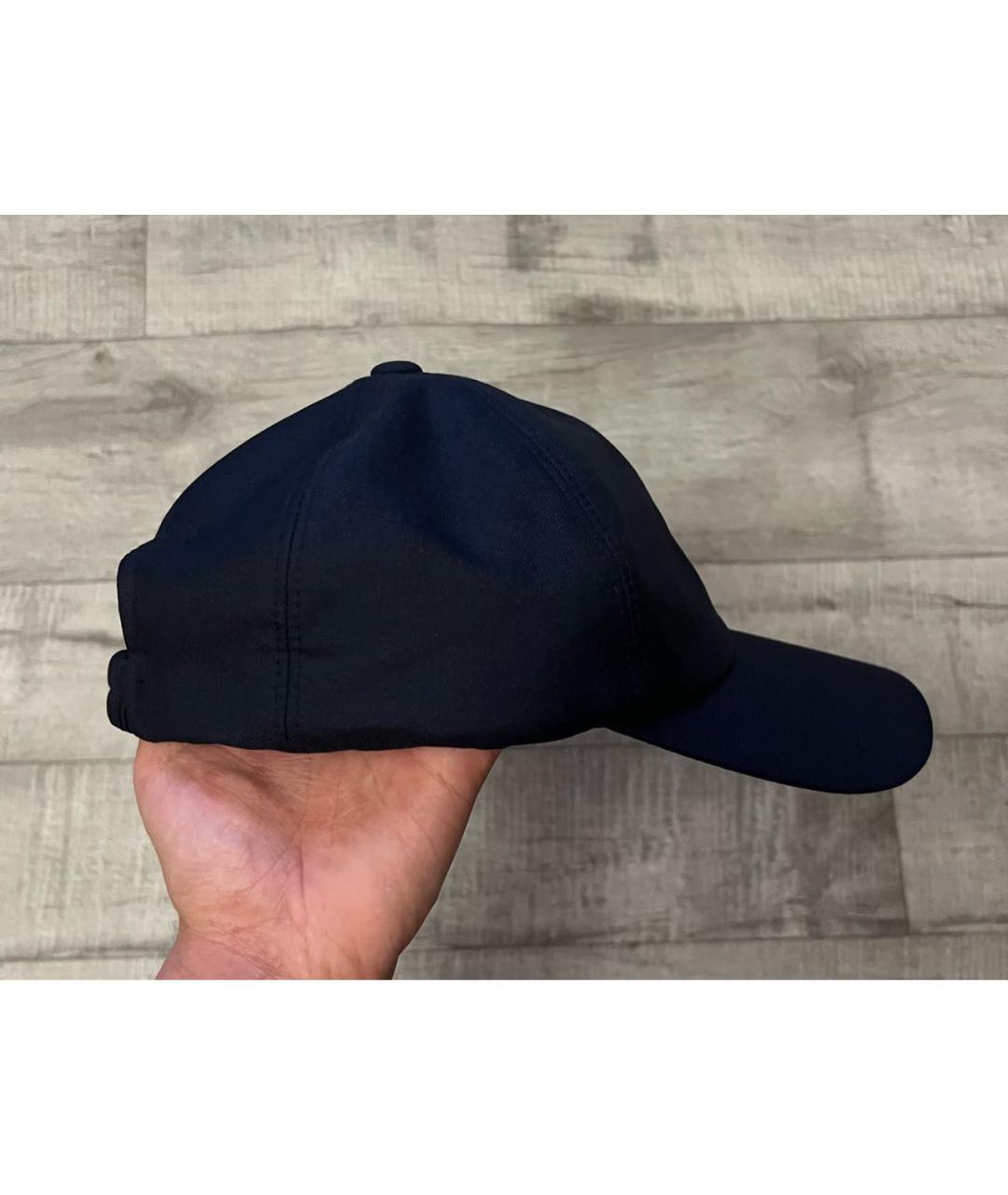 ZILLI Темно-синяя кашемировая кепка/бейсболка, фото 6