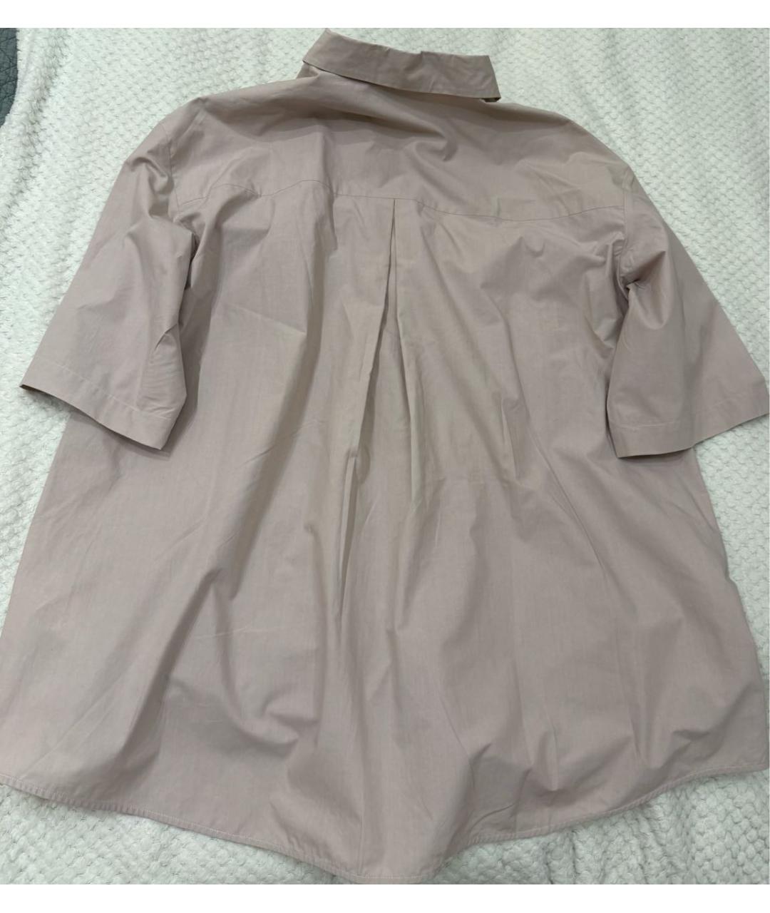 FABIANA FILIPPI Розовая хлопковая рубашка, фото 6