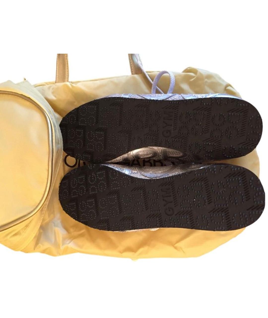 DOLCE&GABBANA Серебряные кеды, фото 7