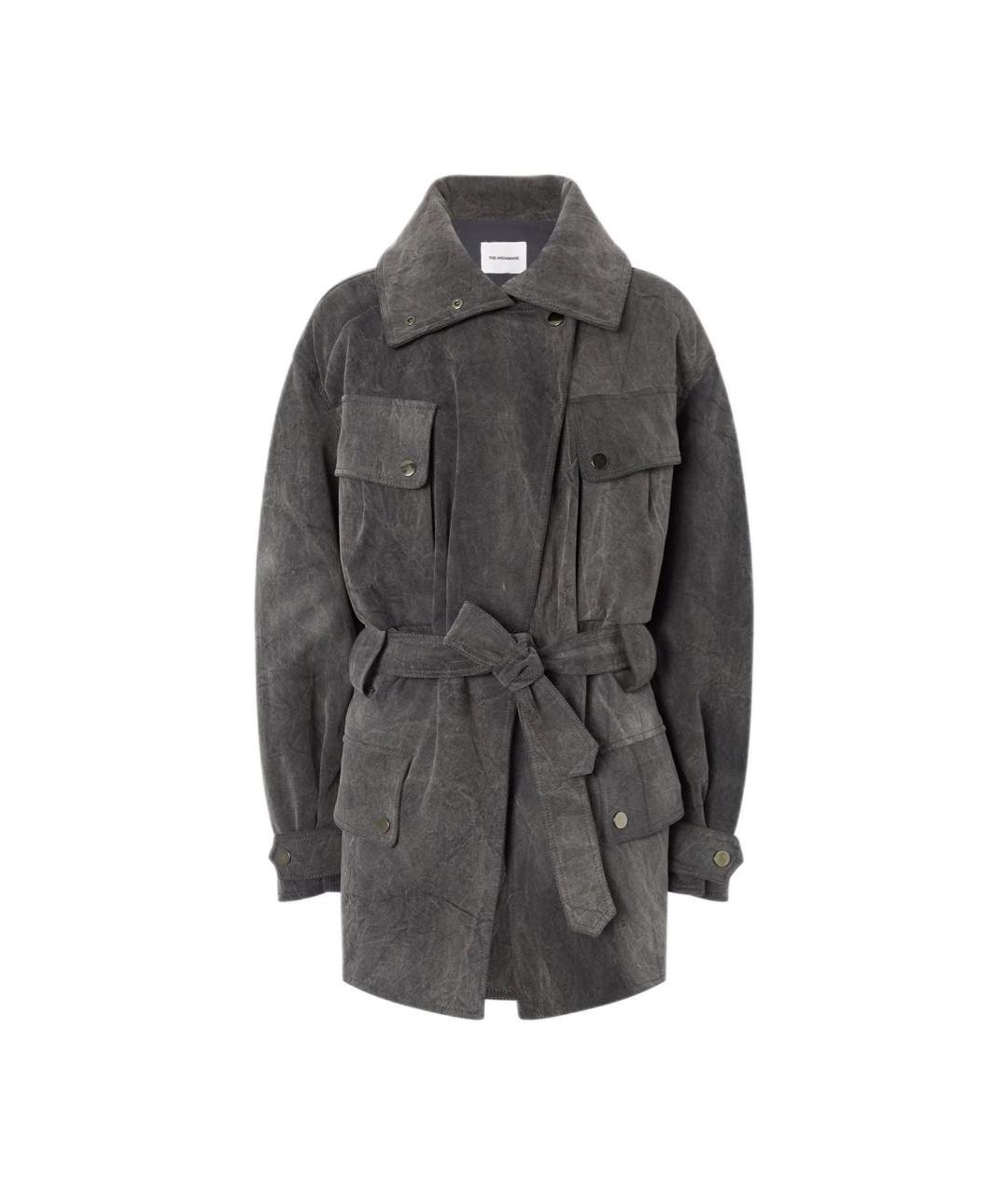 THE ANDAMANE Серый хлопковый жакет/пиджак, фото 2