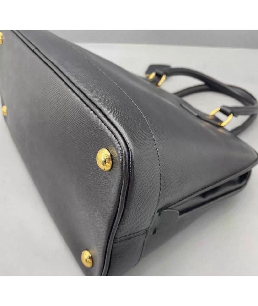 PRADA Черная кожаная сумка через плечо, фото 6