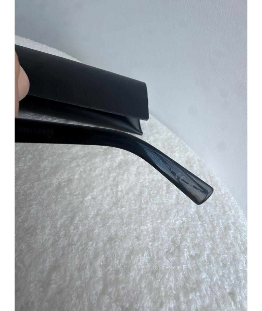 SAINT LAURENT Черные пластиковые солнцезащитные очки, фото 5