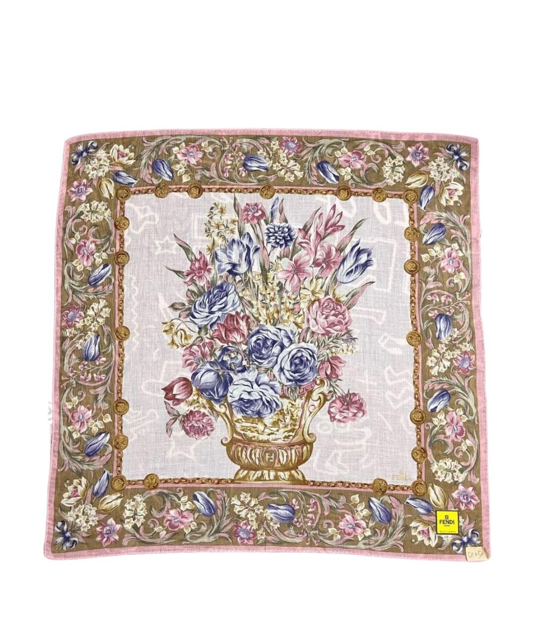 FENDI Мульти хлопковый платок, фото 1