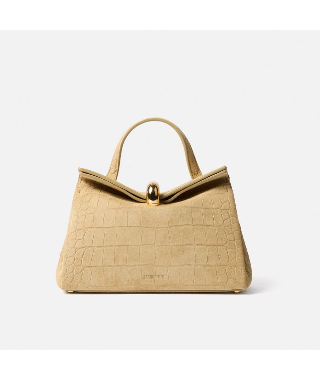 JACQUEMUS Бежевая сумка тоут, фото 5