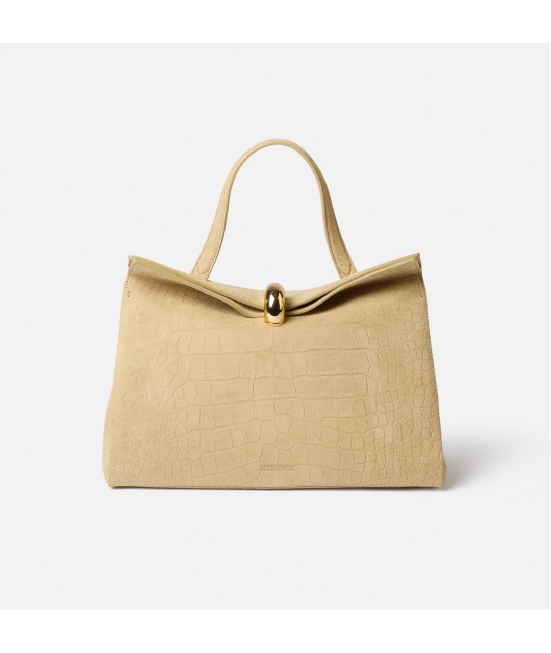 JACQUEMUS Бежевая сумка тоут, фото 4