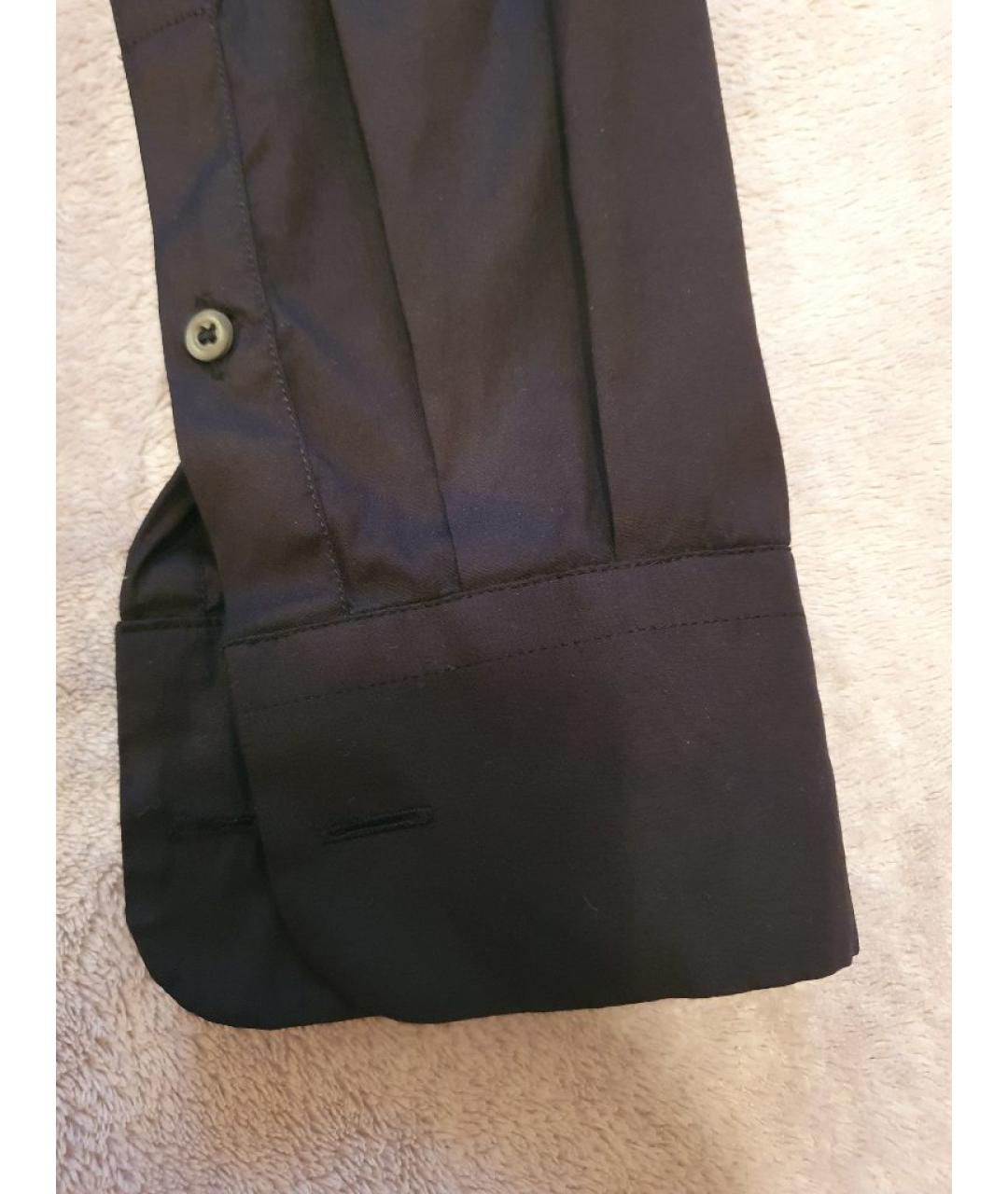 PRADA Черная хлопковая кэжуал рубашка, фото 5