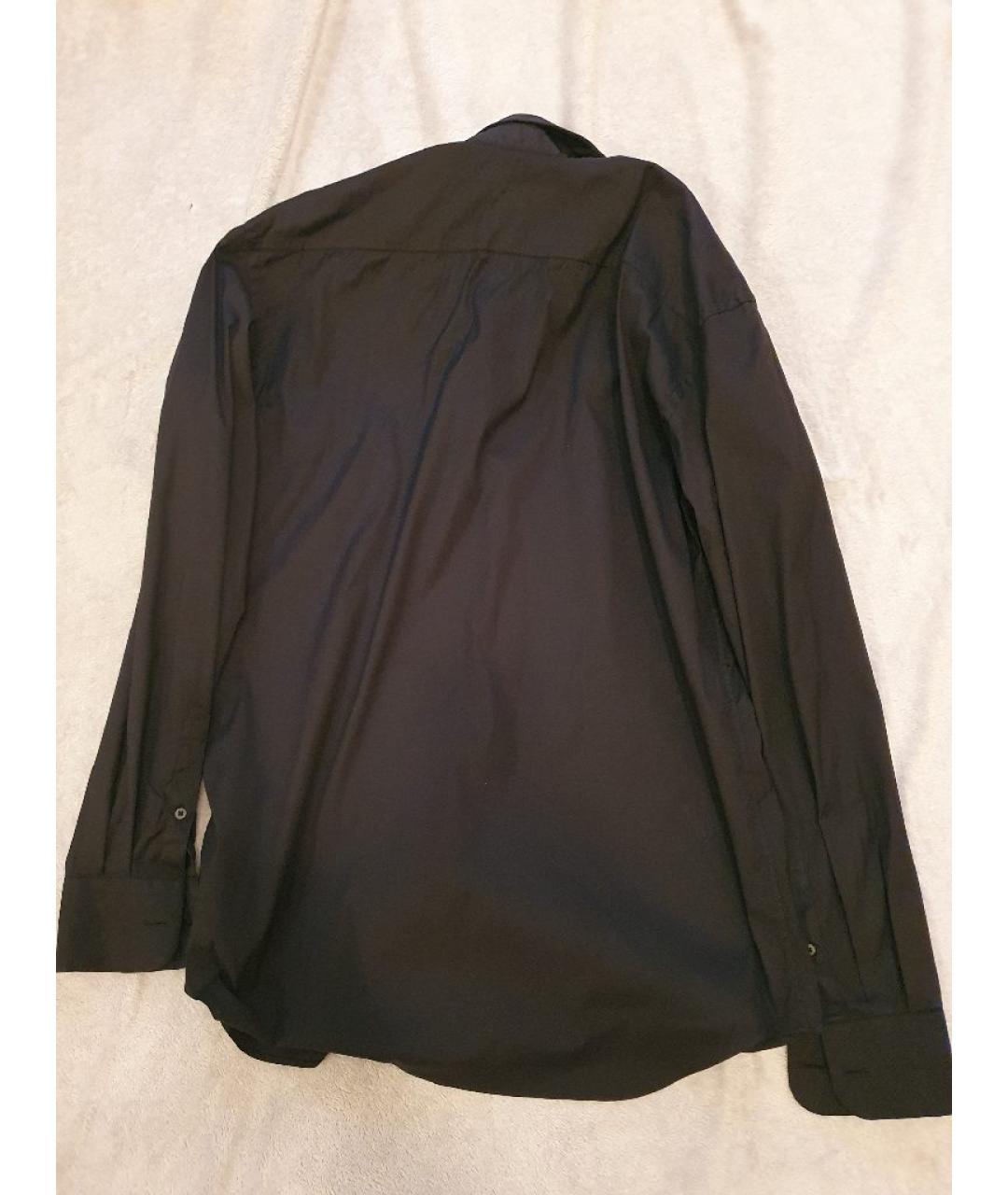 PRADA Черная хлопковая кэжуал рубашка, фото 2