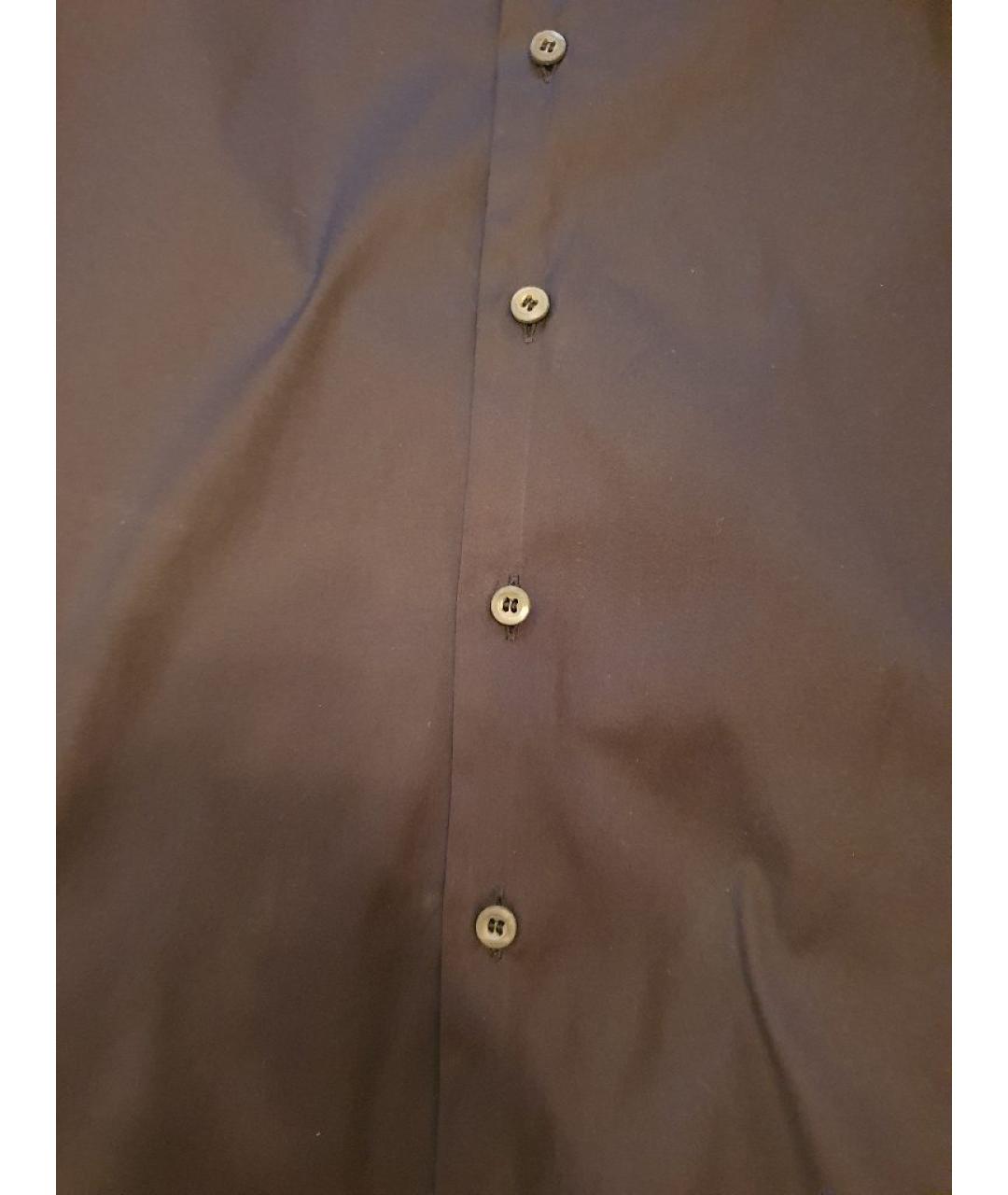 PRADA Черная хлопковая кэжуал рубашка, фото 4