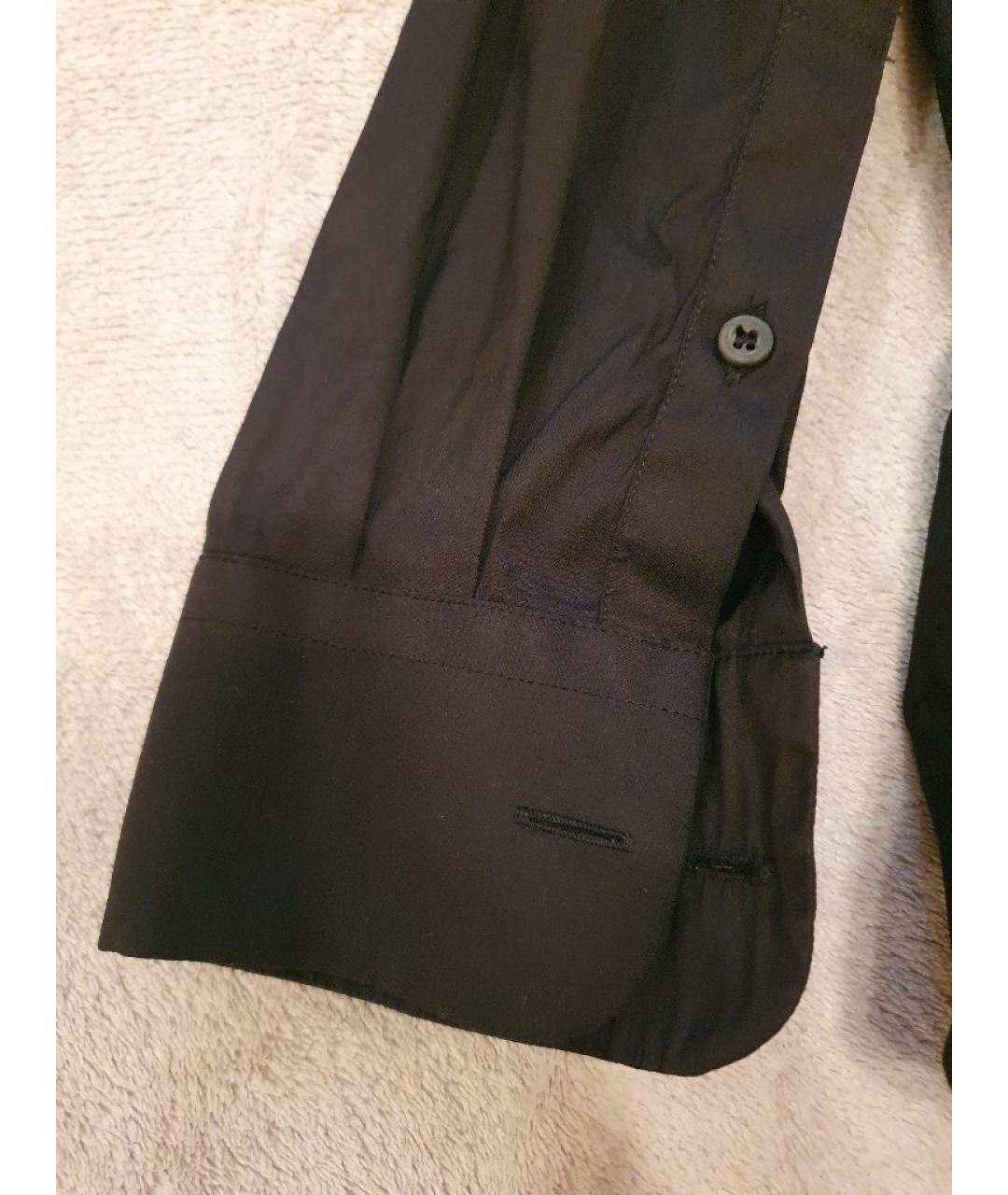 PRADA Черная хлопковая кэжуал рубашка, фото 6
