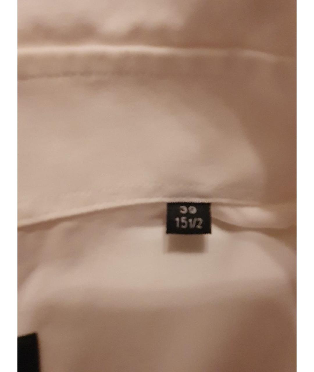 HUGO BOSS Белая хлопковая кэжуал рубашка, фото 6