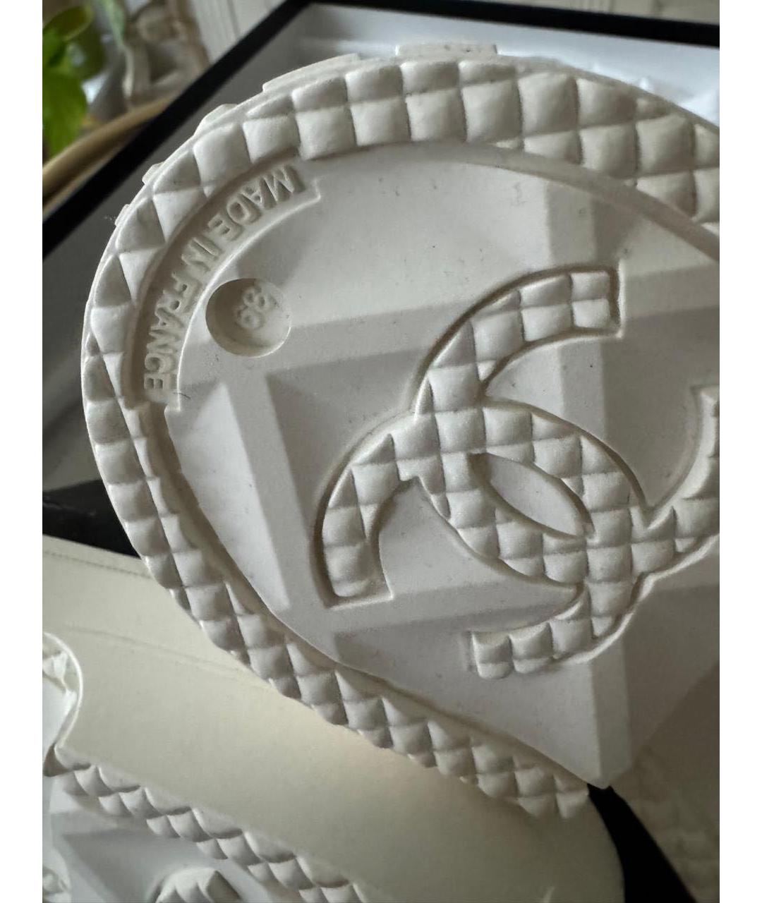 CHANEL Черные резиновые сапоги, фото 5